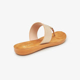 Trim Buckled Chappals for Women