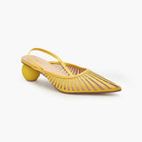 Spherical Heeled Slingback