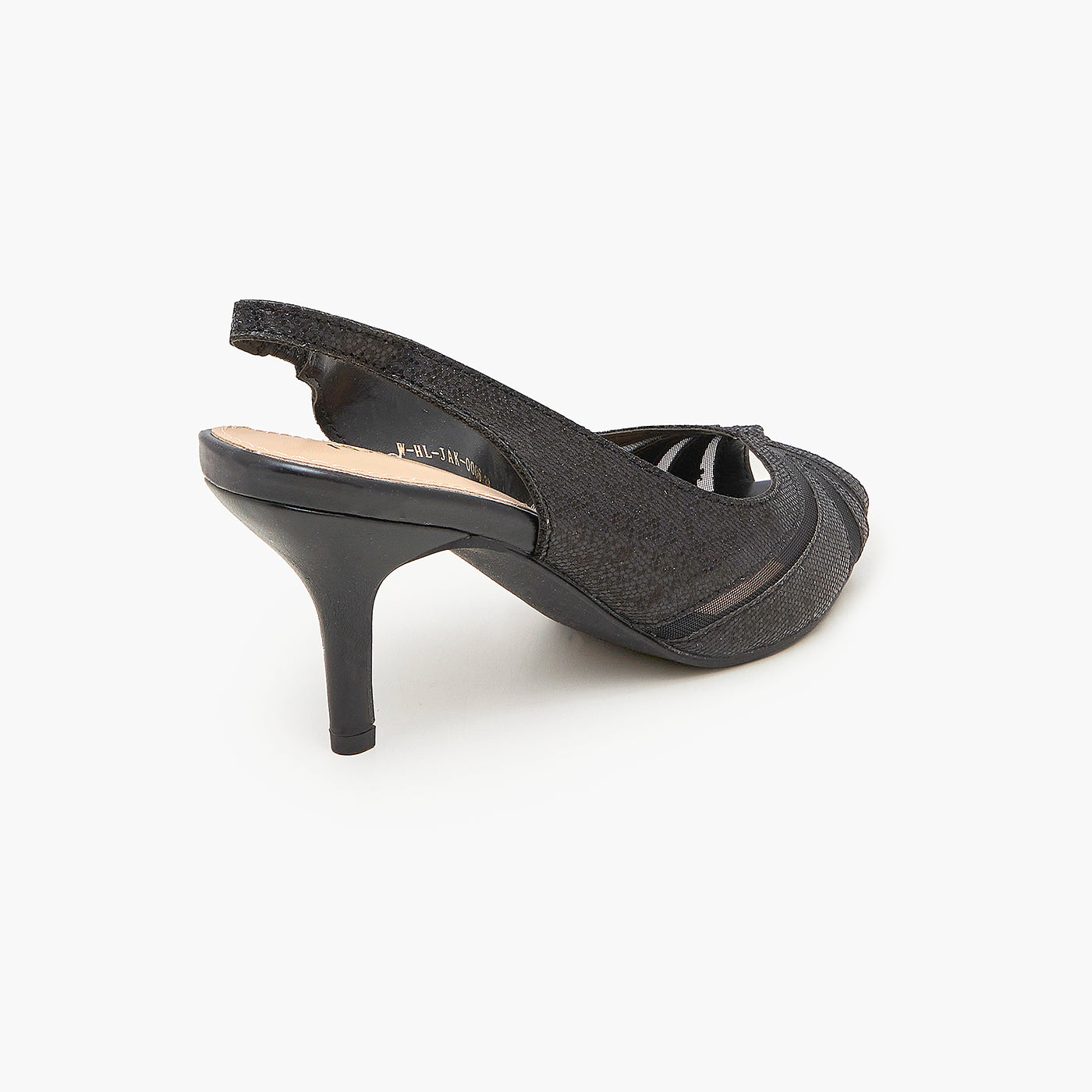 Black peep toe online platforms