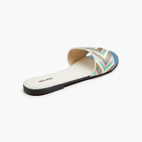 Embroidered Slides