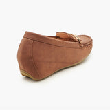 Women's Buckled Moccasins