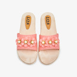 Flower Embellished Women Chappals