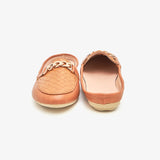 Women's Chain Embellished Mules
