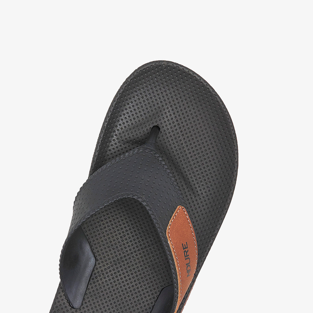 Buy BLACK Men's Everyday Chappals – Soloto