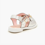 Girls Metallic Sandals