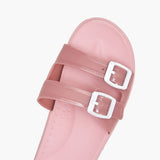 Strappy Buckled Slippers