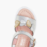 Girls Metallic Sandals