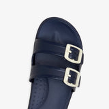 Strappy Buckled Slippers