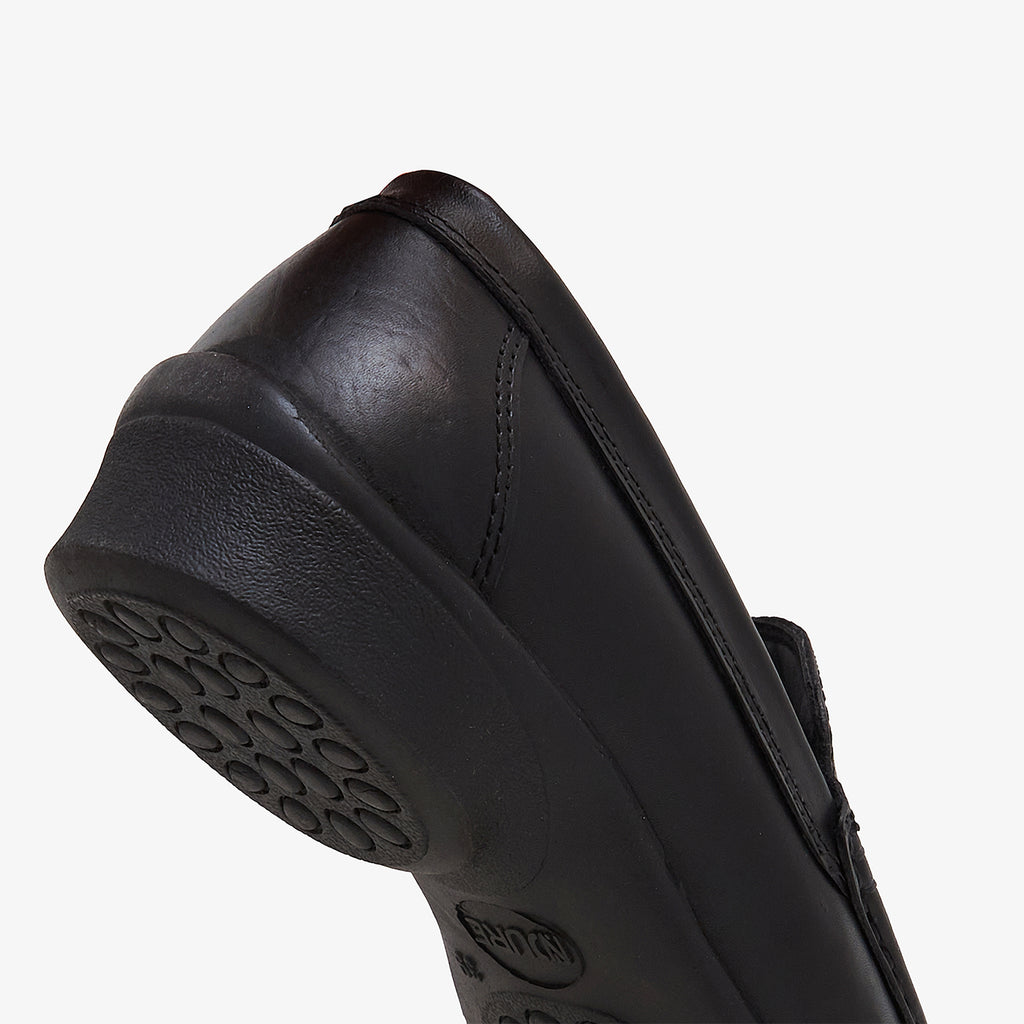 Buy BLACK Men's Elegant Leather Loafers – Soloto