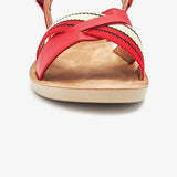 Metallic Buckled Ladies sandals