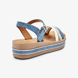 High Wedge Girls Sandals