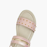 Girls Studded Sandals
