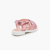 Girls Metallic Sandals