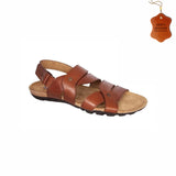 Multi-Strap Leather Sandals For Men