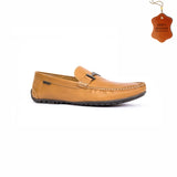 Buckled Leather Loafers For Men