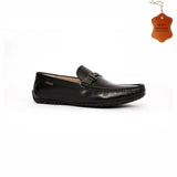 Buckled Leather Loafers For Men