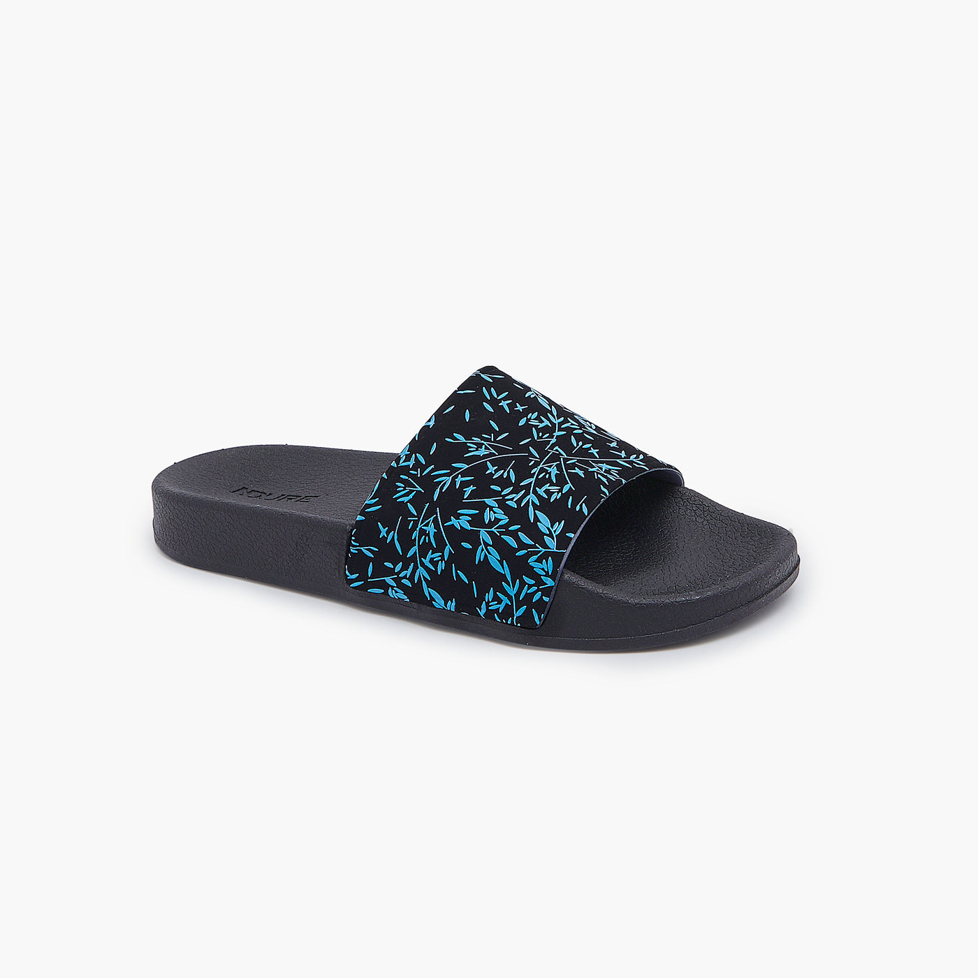 Buy BLK/BLU CASUAL Ladies Chappals – Soloto