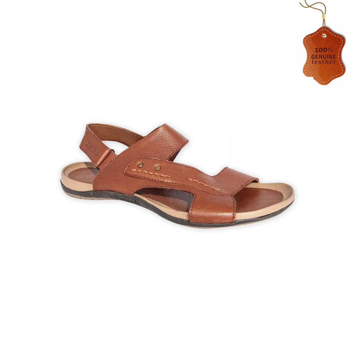 Buy Strappy Leather Sandals for Men Soloto