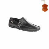 Buckled Mens Leather Loafers