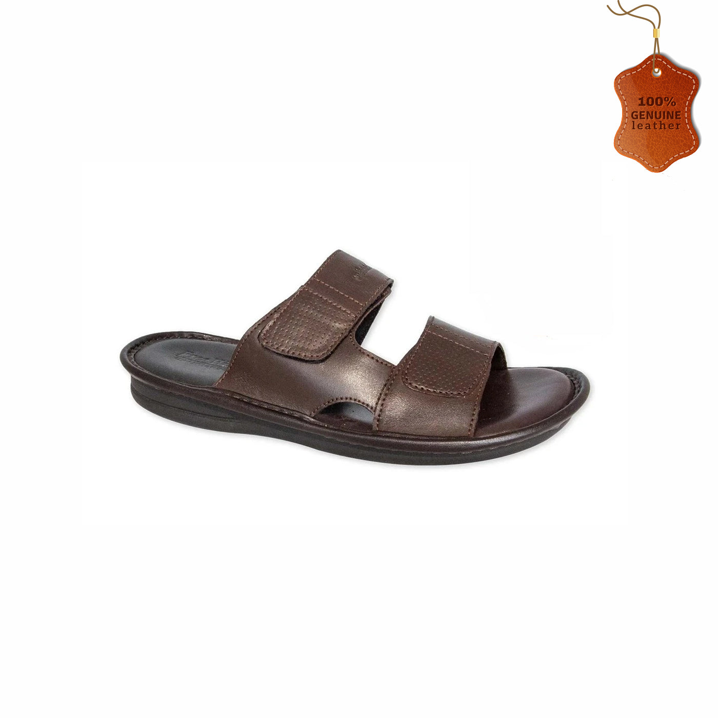 Buy Dual Strap Mens Leather Chappals â Soloto